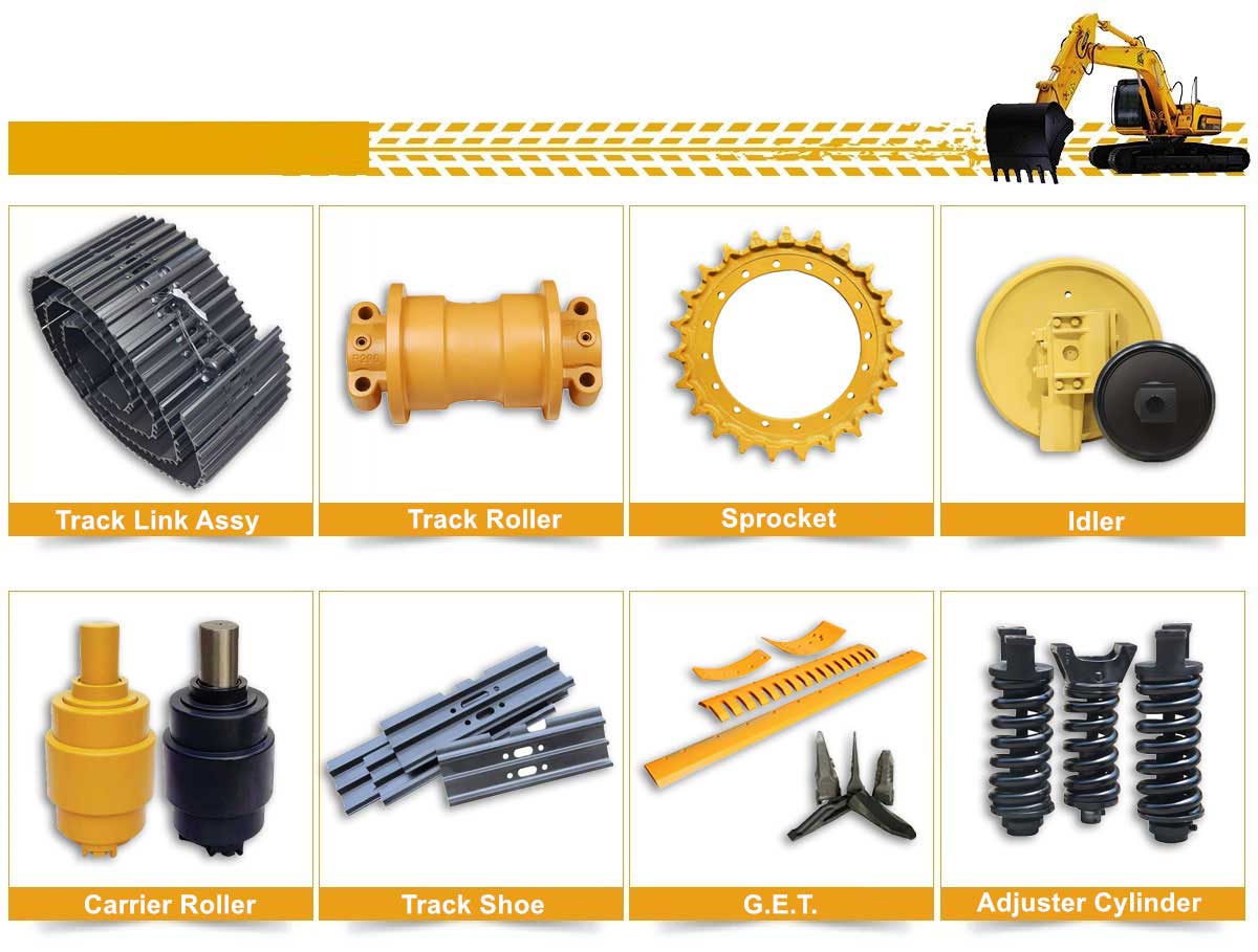 Relative spare parts of Excavator