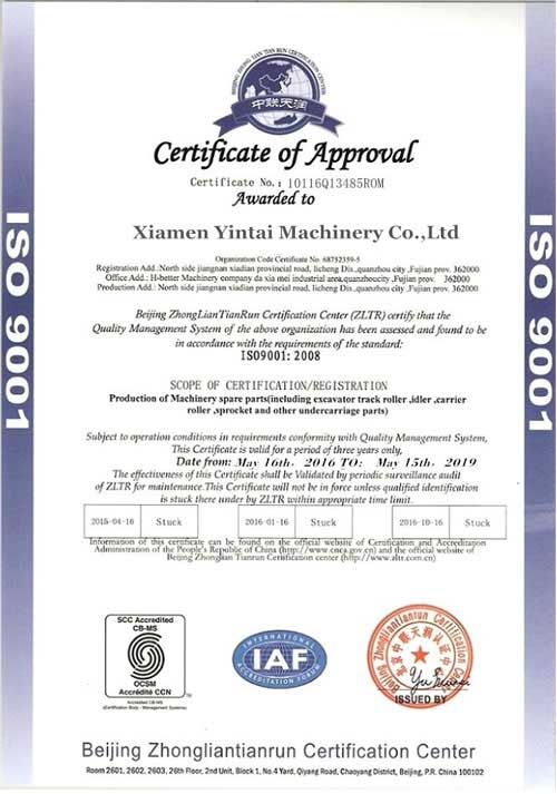 ISO9001 Certificate